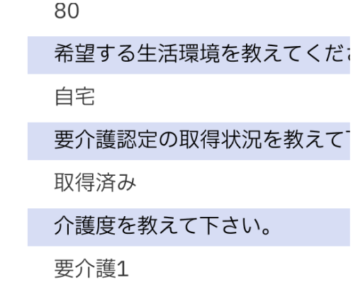 入力内容を確認する