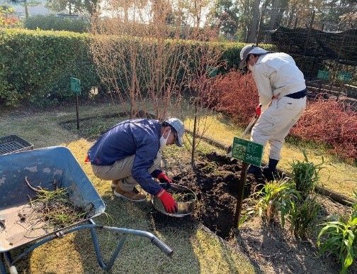 就労中の光市さんの写真