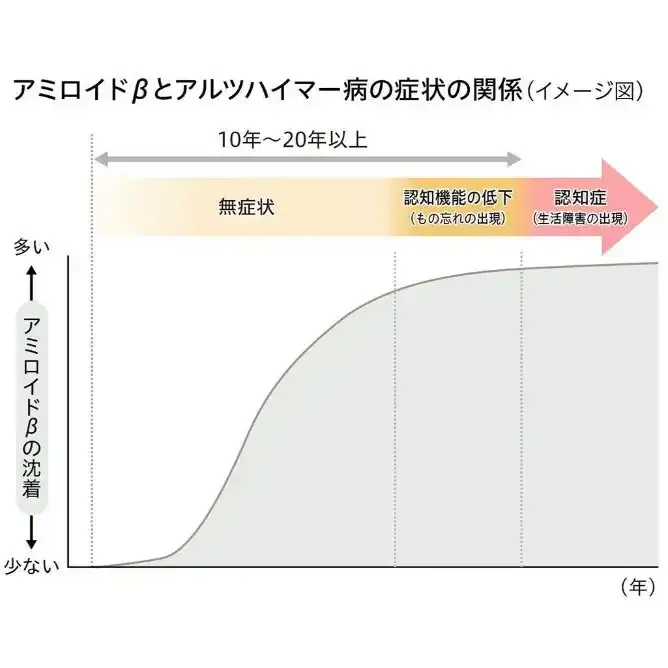 アミロイドβとアルツハイマー病の症状の関係