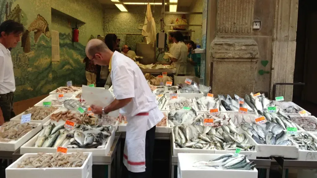 イタリアの魚屋